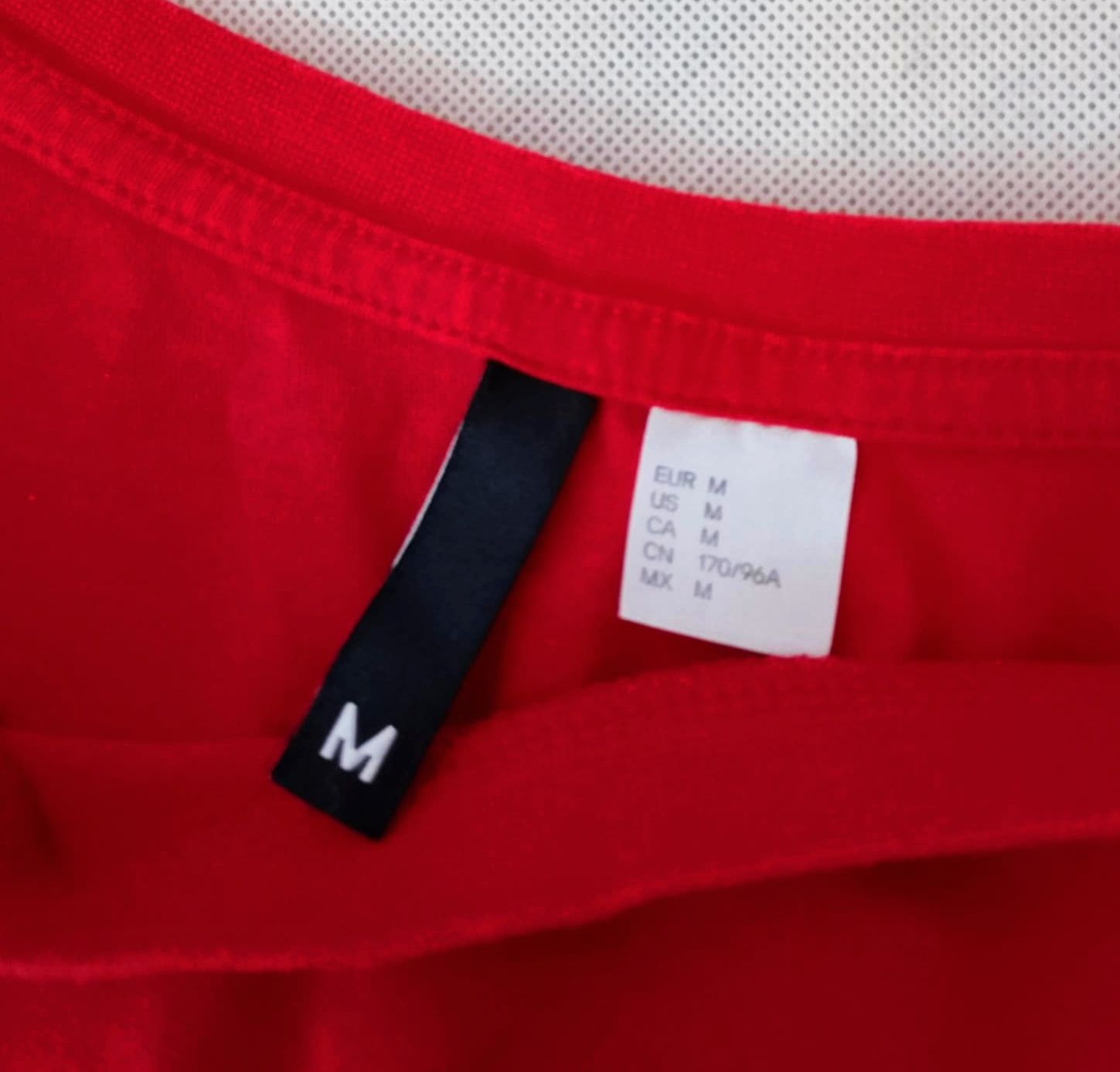 Czerwony croptop H&M rozmiar L/40