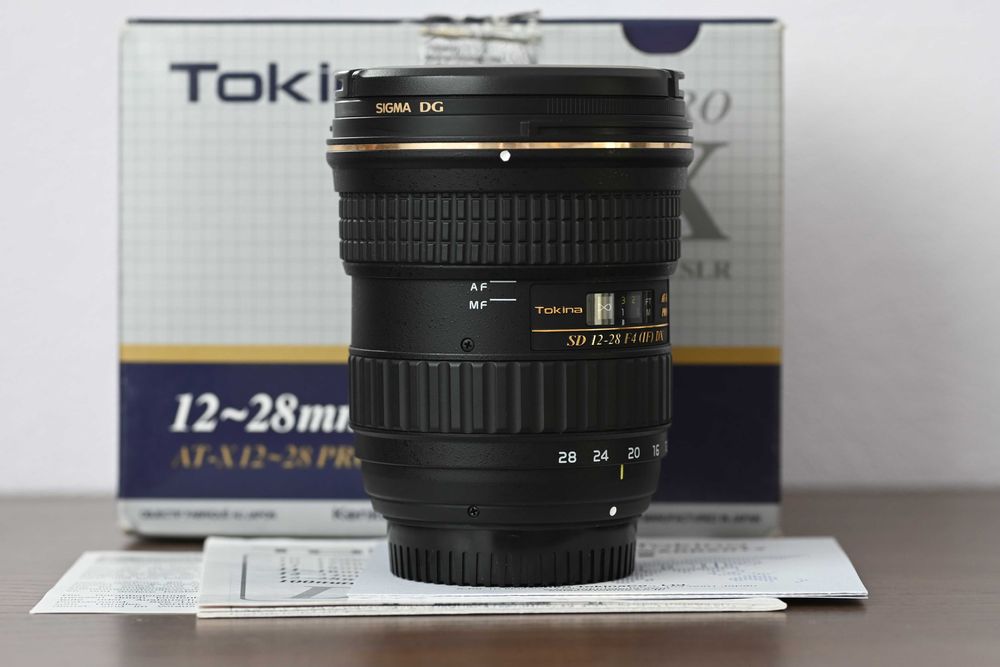 Об'єктив ширококутний для NIKON Tokina AT-X 12-28 PRO DX f4