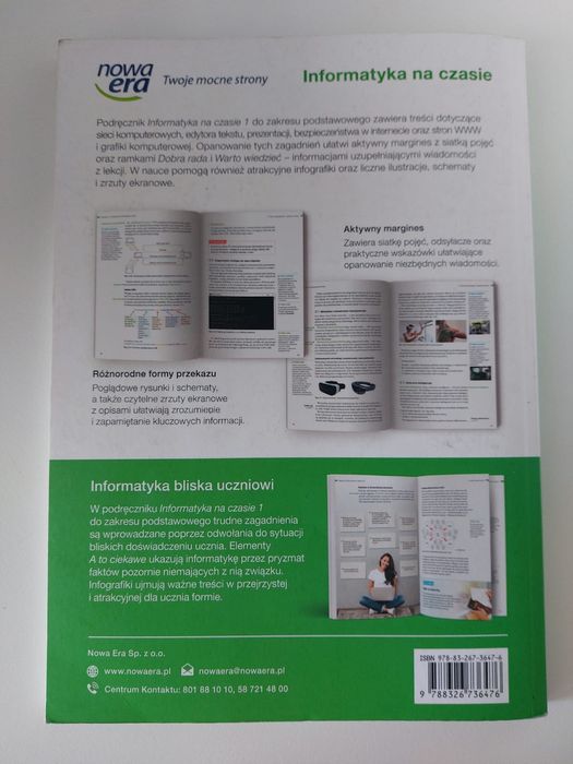 Informatyka na czasie 1 podręcznik do liceum i technikum