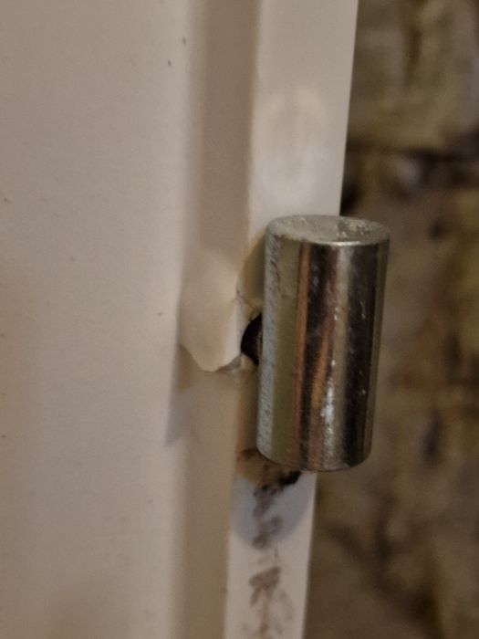 Drzwi łazienkowe lewe białe 75×193cm docinane na wymiar