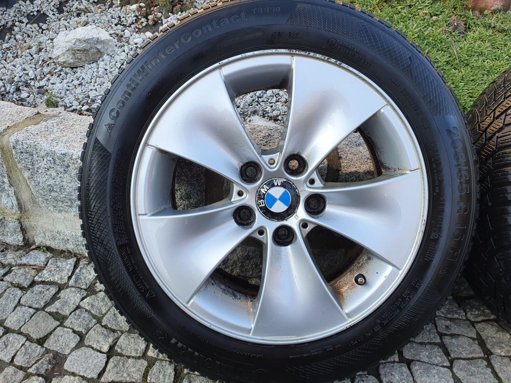 Oryginalne koła felgi zimowe styling 155 BMW E90 E87 205/55 R16