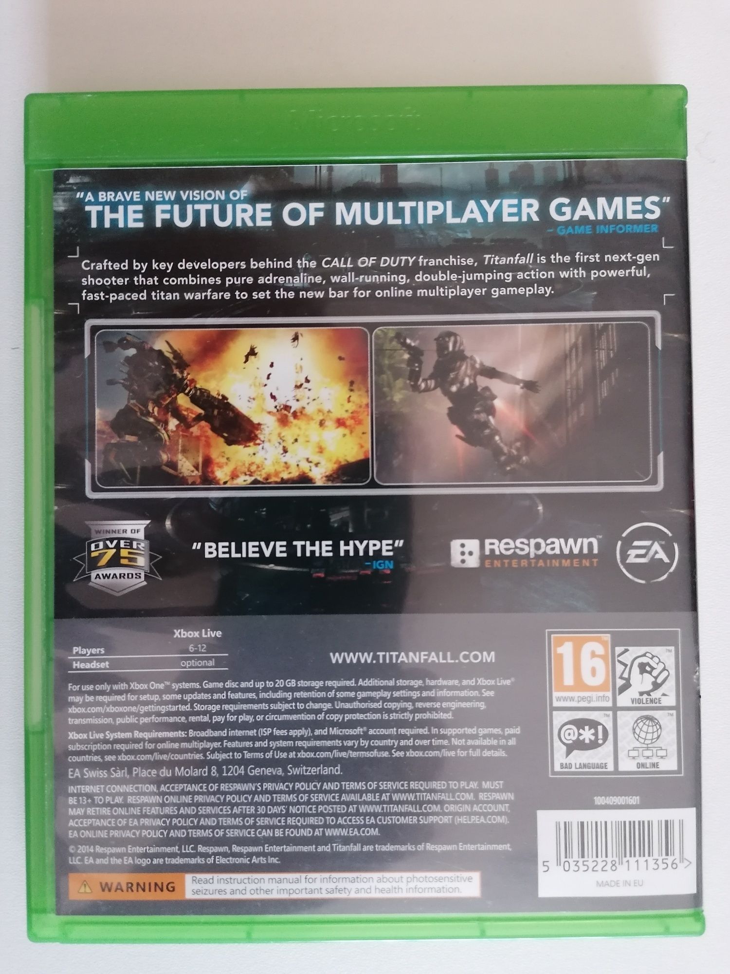 Jogo Titan Fall Xbox One
