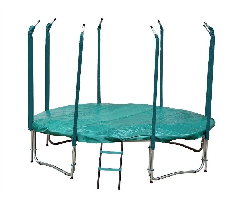 Trampolina Ogrodowa 374 cm/12FT Zielona Maxy Comfort