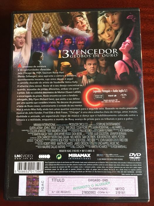 Filme DVD Chicago