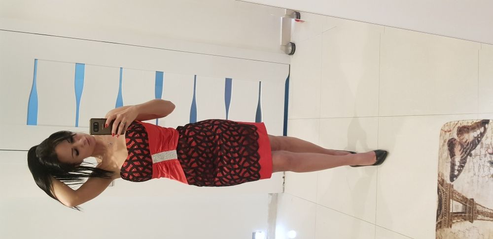 Sukienka czerwona NOWA!!! Roz. S