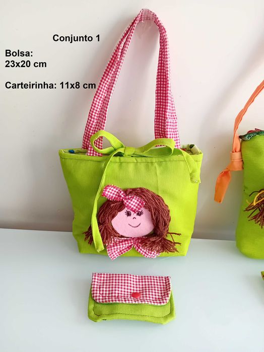 Conjuntos Artesanais em Tecido – Ideais como Prenda de Natal!