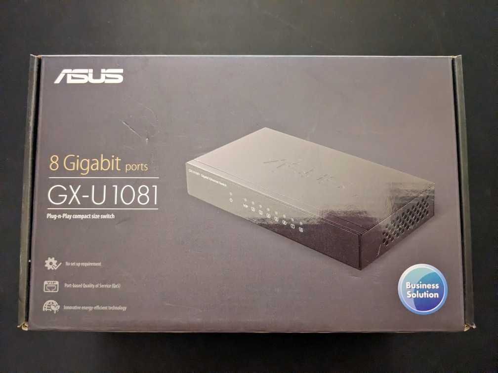 Switch sieciowy ASUS GX-U1081 / NOWY