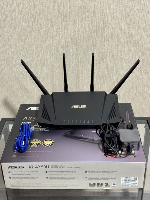 Wi-Fi 6 Роутер Asus RT-AX58U V1