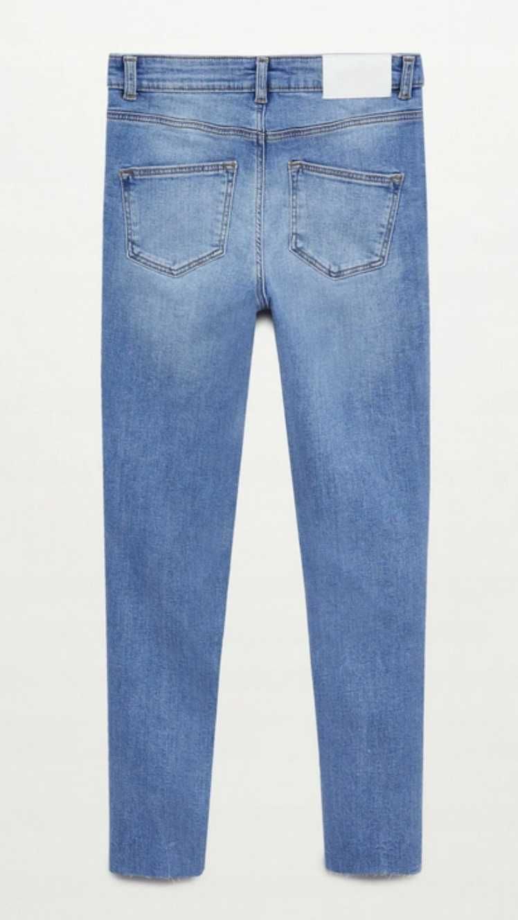 Mango nowe spodnie jeans rurki z podwyższoną talią 14 15 lat 168