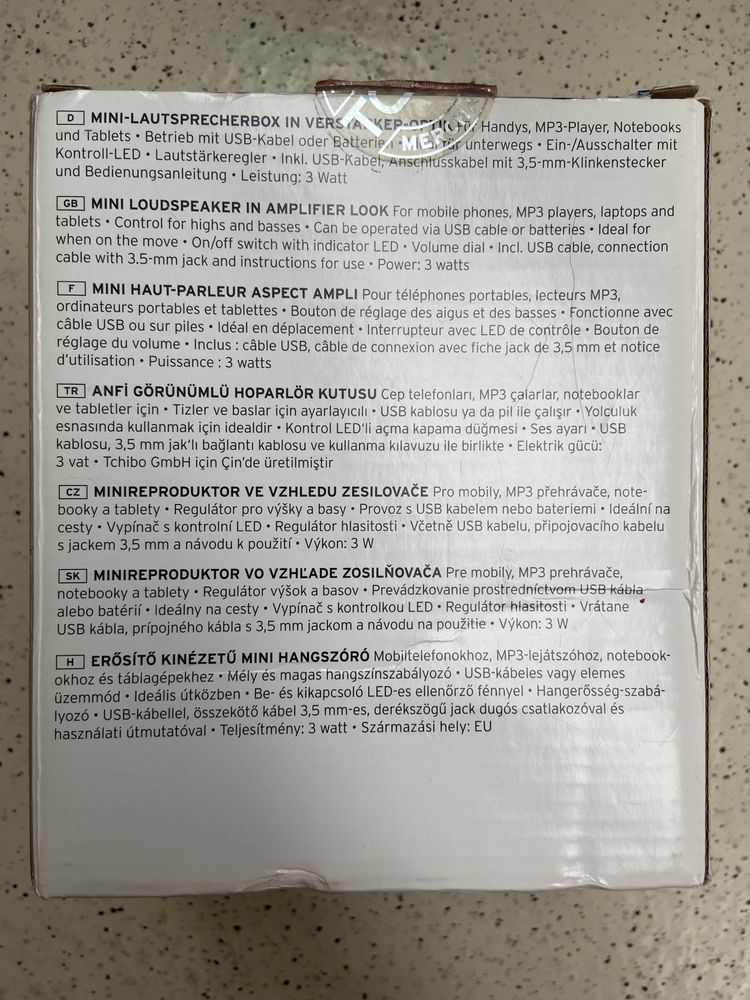 Głośnik Tchibo