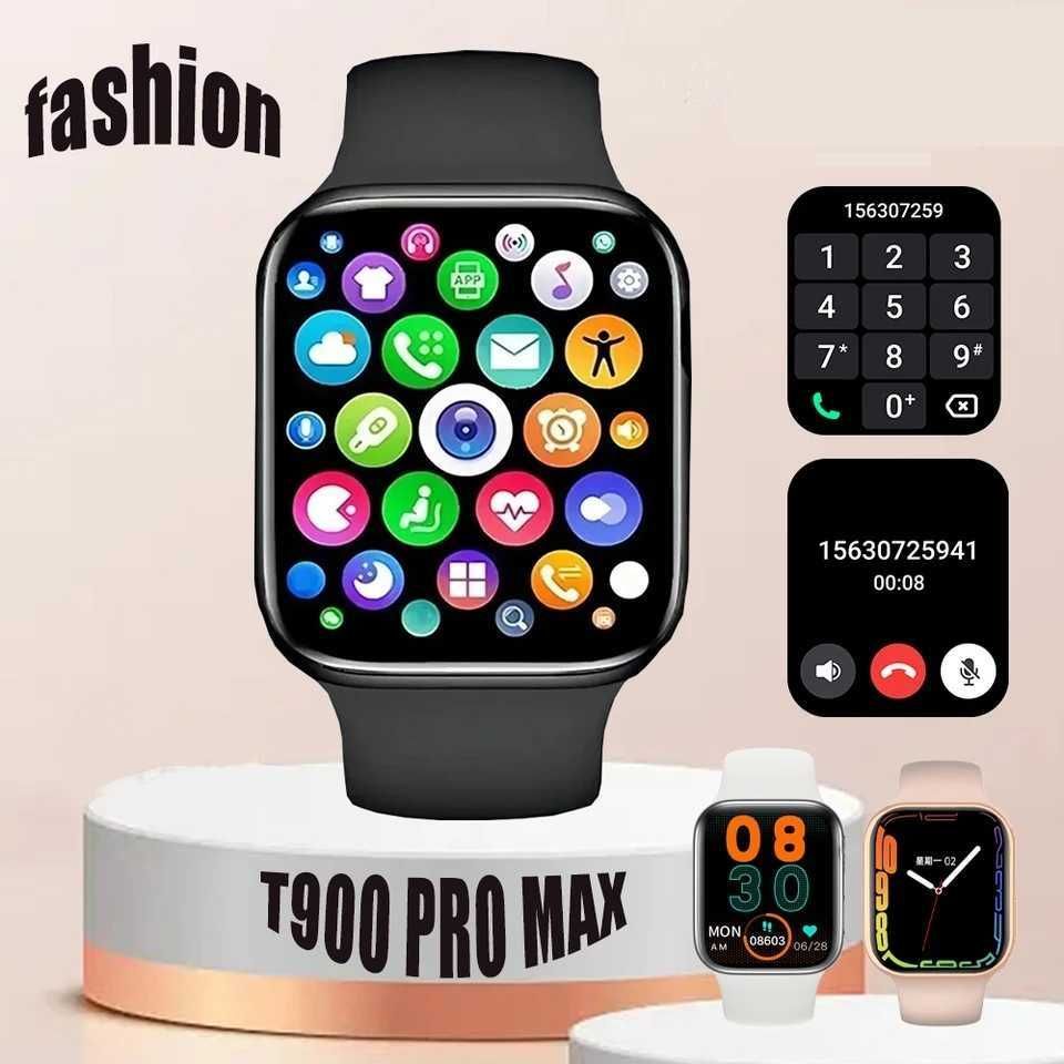 SmartWatch PRO MAX  telefon BT tętno ciśnienie kroki kalorie menu PL.