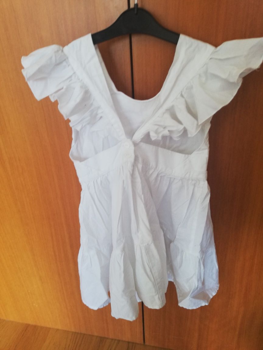 Vestido 5/6 anos sem costas