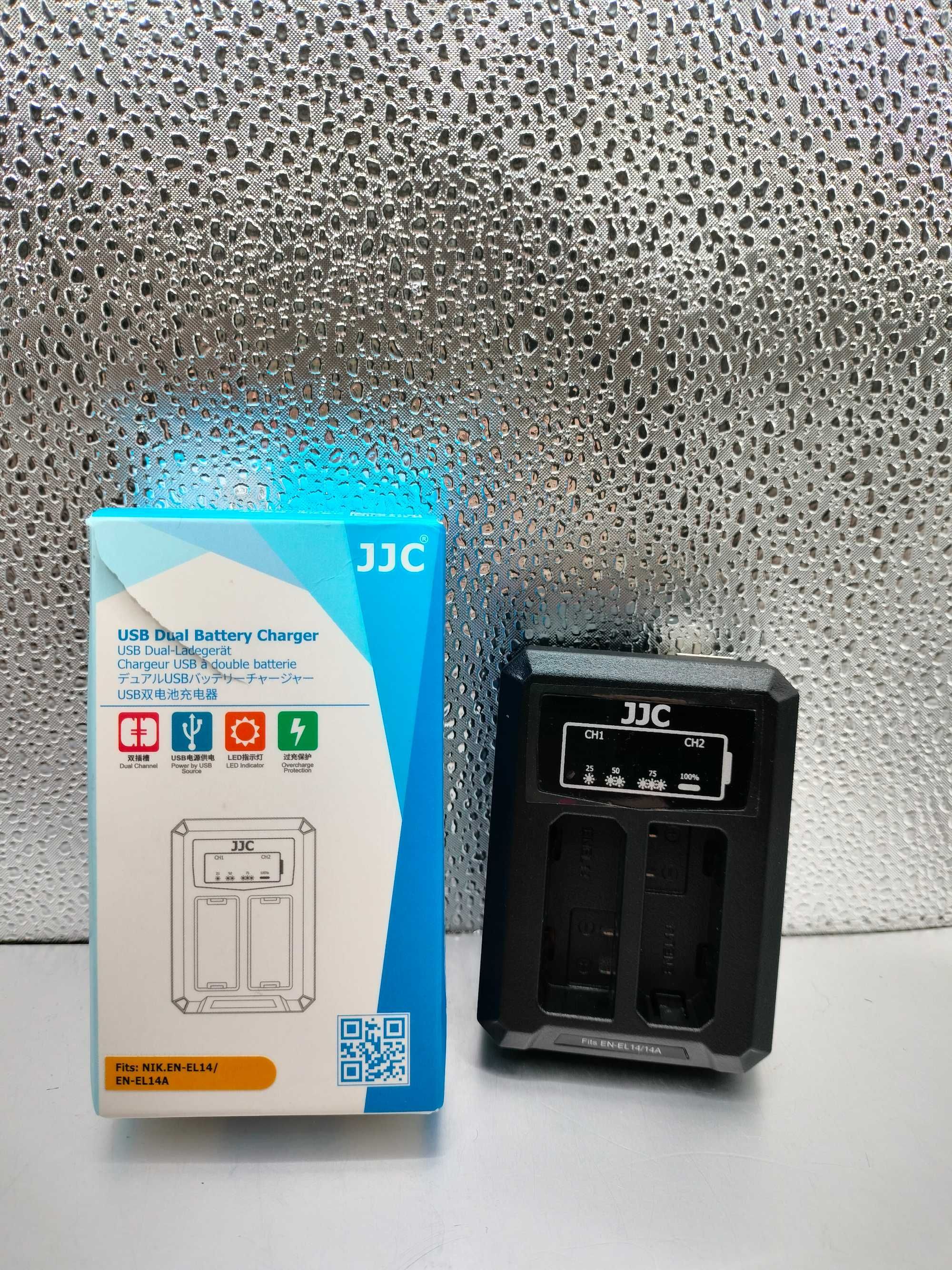 Ładowarka JJC do akumulatorów Nikon EN-EL14 / EN -EL 14A  USB