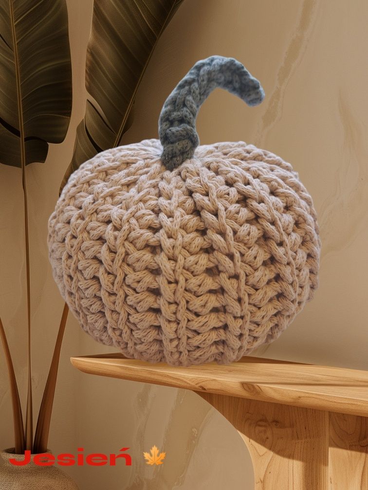 Dynia dekoracyjna, handmade, nowa, jesień