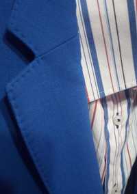 Стиль пиджак+ рубашка синий бело синяя новые Hugo Boss US Polo