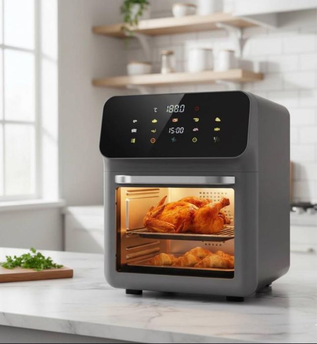 ᐉ НОВИНКА‼️Мультипіч Аерогриль 15л + 10 ПРОГРАМ • Готуйте БЕЗ ОЛІЇ‼️