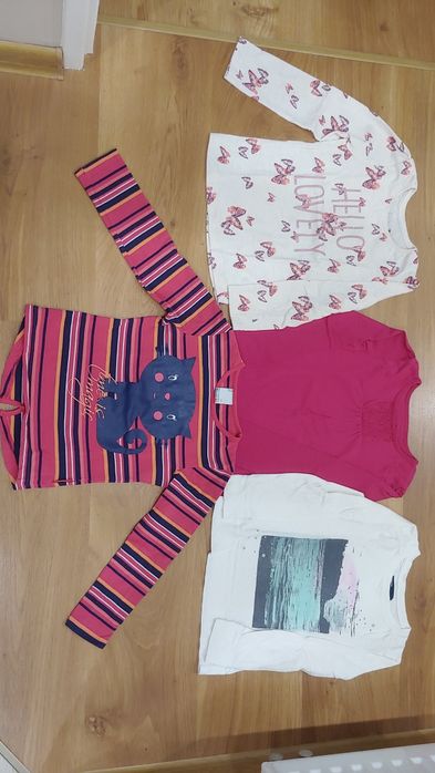 Bluzki bluzeczki dziewczęce Cocodrillo GapKids Primark Tu 110/116
