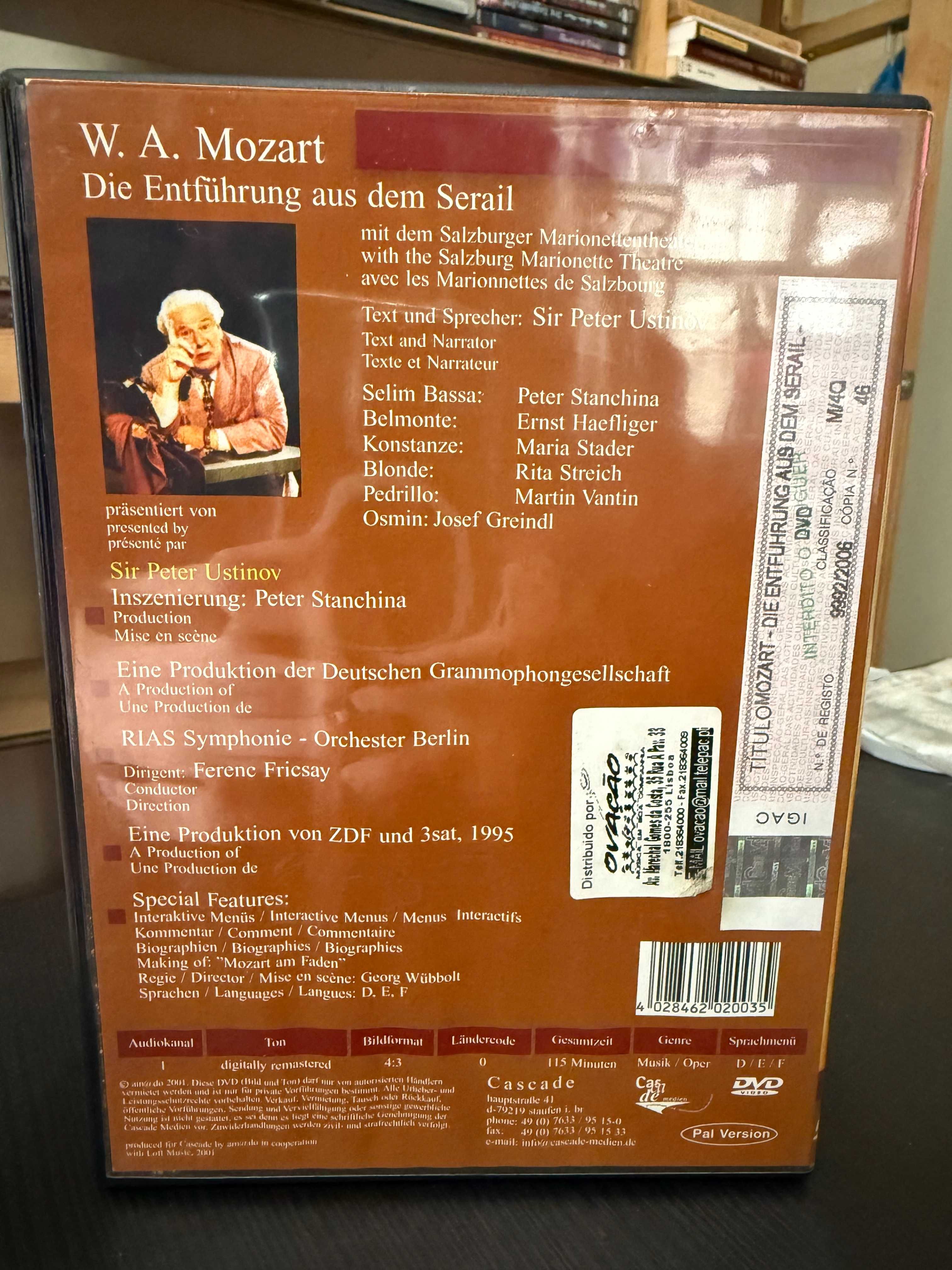 Mozart – Die Entführung Aus Dem Serail – Peter Ustinov, Ferenc Fricsay