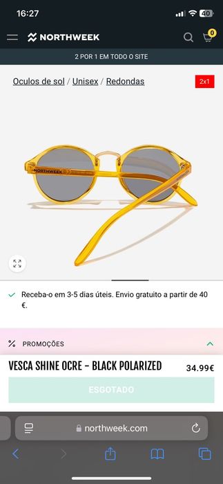 Óculos de Sol Polarizado North Week