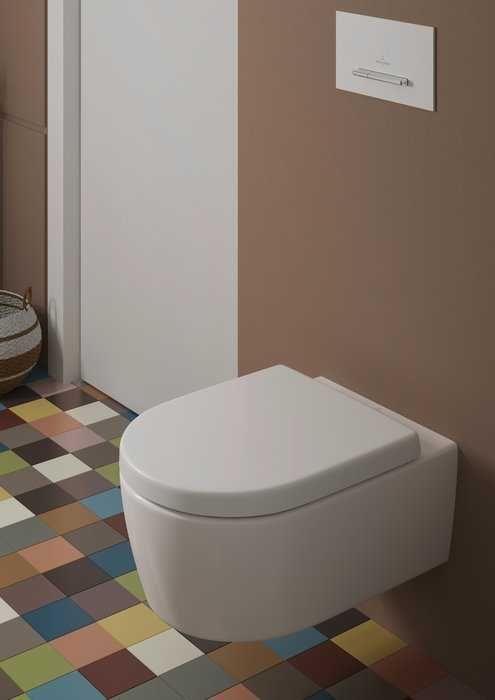 Villeroy&Boch Avento Deska sedesowa wolnoopadająca biały 9M77C101
