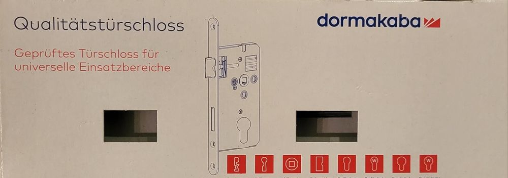 Zamek drzwiowy wpuszczany