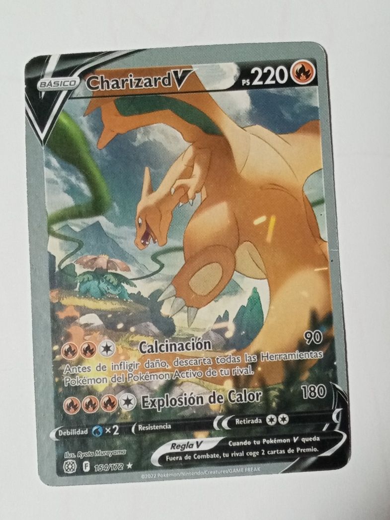 Carta Pokémon CharizardV