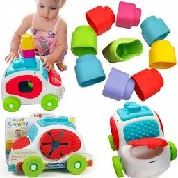 Auto  z klockami CLEMENTONI