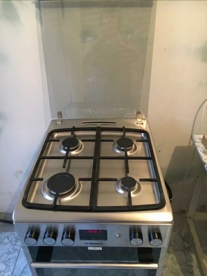 Плита комбінована Hansa FCMX583291 — газ + електрика