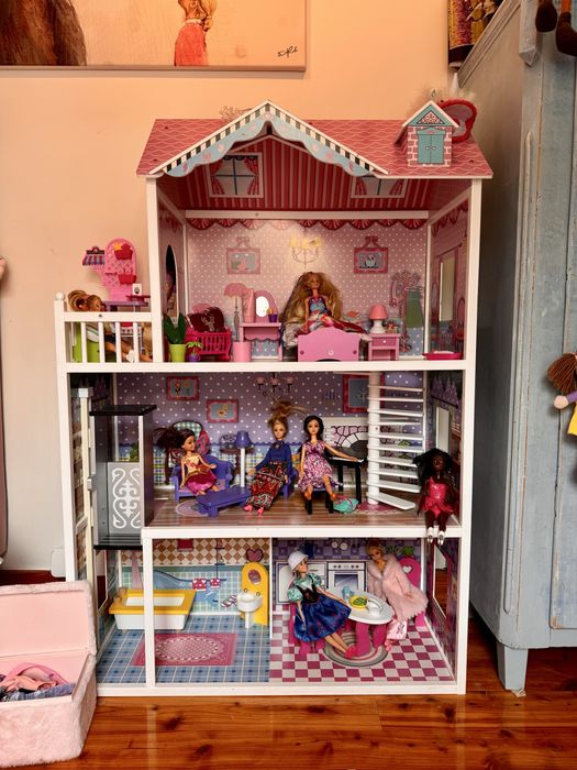 Domek dla lalek barbie