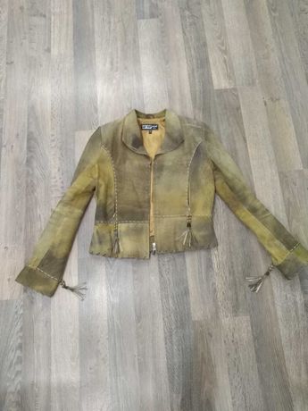 Куртка замшевая женская фирменная Турция размер 46х48