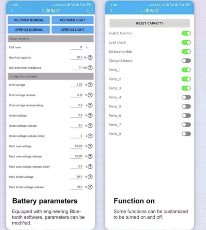 Smart BMS 22S 6S - 8S 100A Xiaoxiang JBD Балансир смарт бмс nzzr