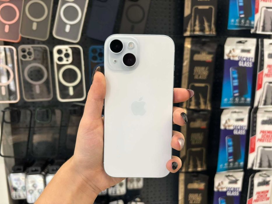 MEGA OKAZJA!!! iPhone 15 Blue 100% 128GB / Gwarancja 24mies / Raty 0%