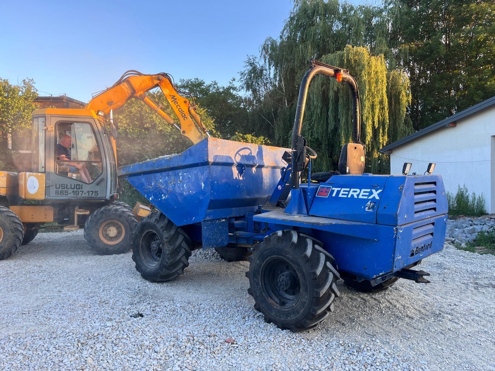 Wozidło budowlane wywrotka Benford Terex 6002 PERKINS   6000 kg 4x4