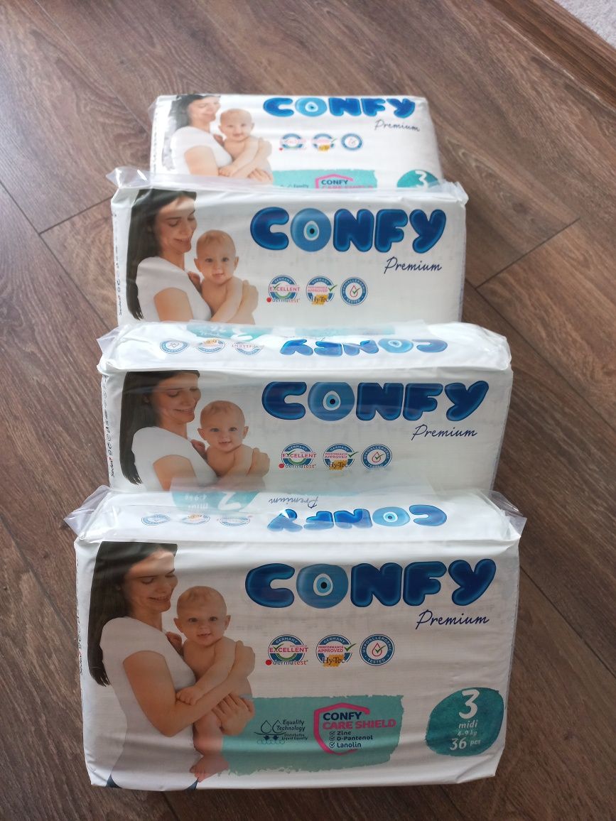 Підгузки  Confy Premium 3 (4-9 кг)