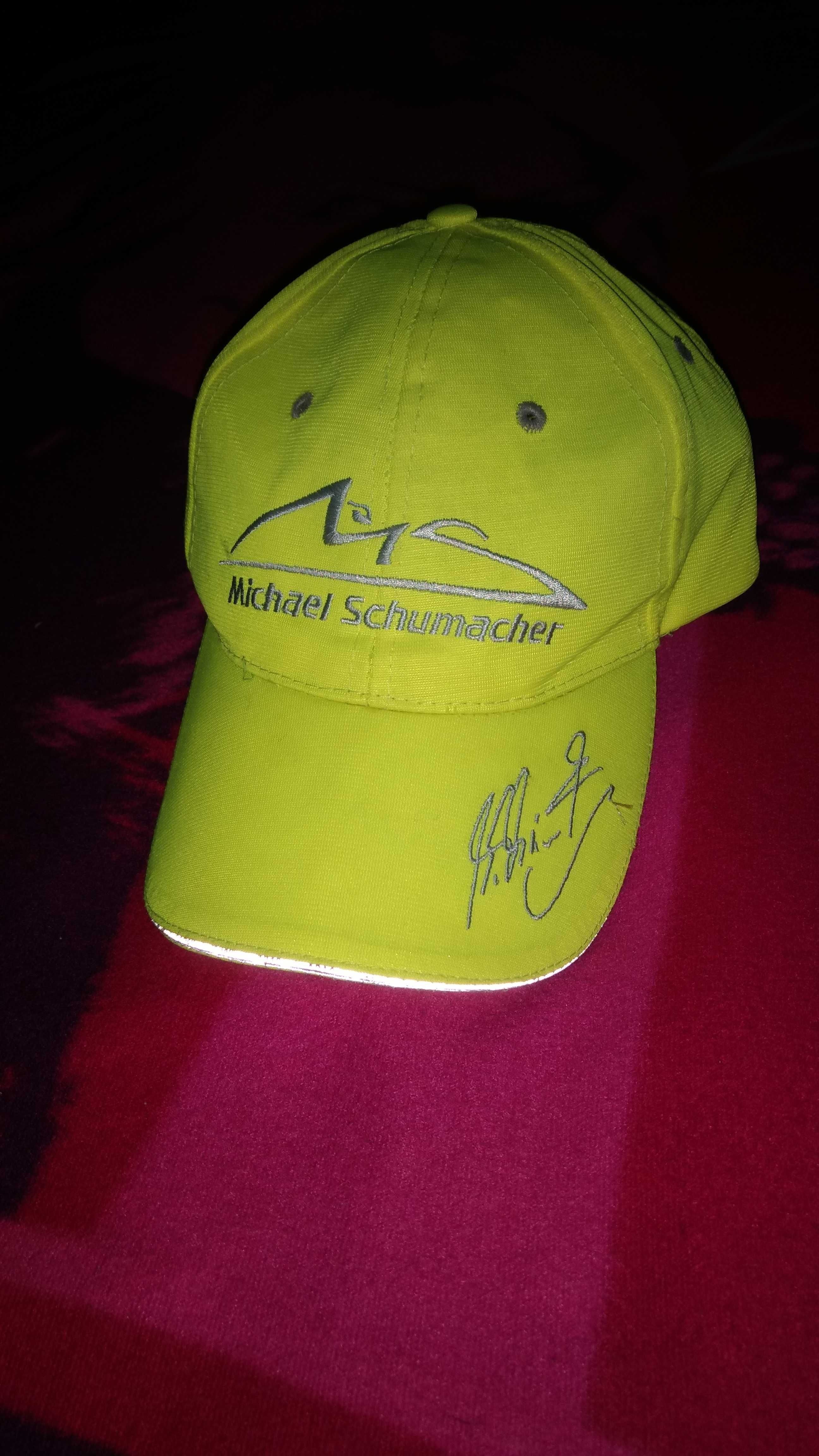 Czapka z daszkiem Michael Schumacher sportowa odblaski do biegania