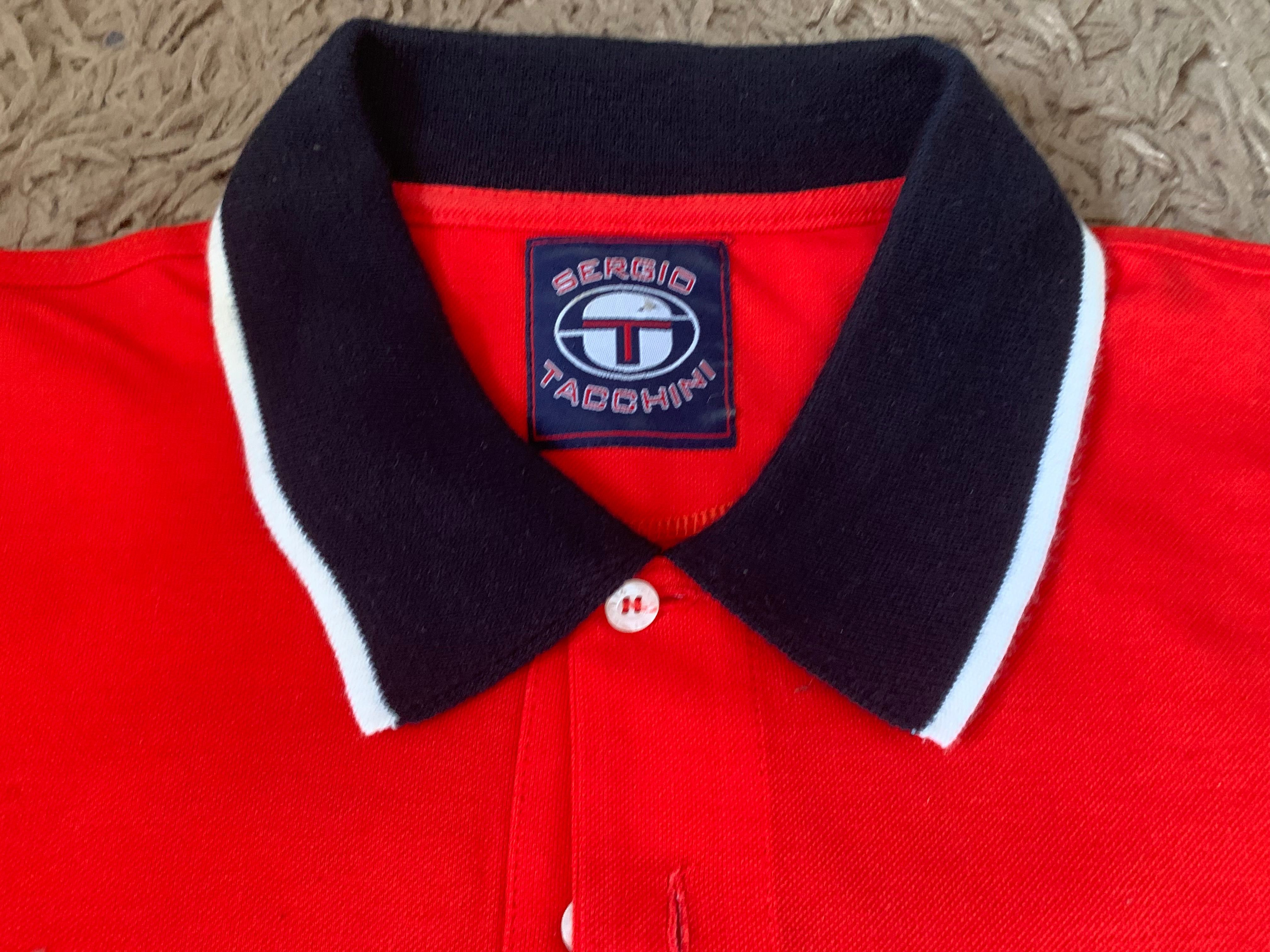Nowe Polo męskie Sergio Tacchini rozm L- XL lux jakość bawełna