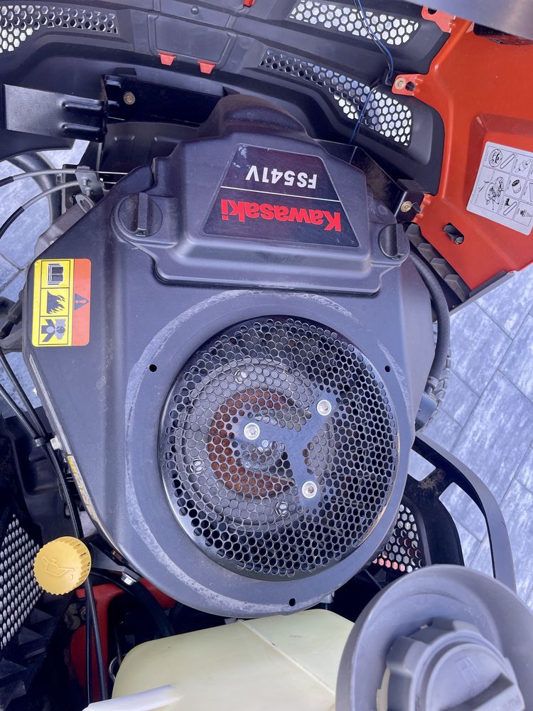 Kosiarka traktorek CTH 184T twin V2 Kawasaki full opcja mulczer hydro