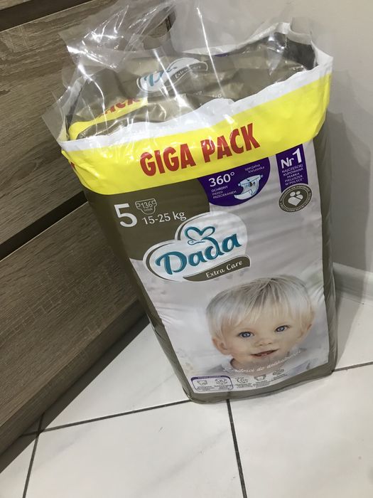 Pieluchy Extra Care rozmiar 5 Giga Paka.Szybka wysyłka!