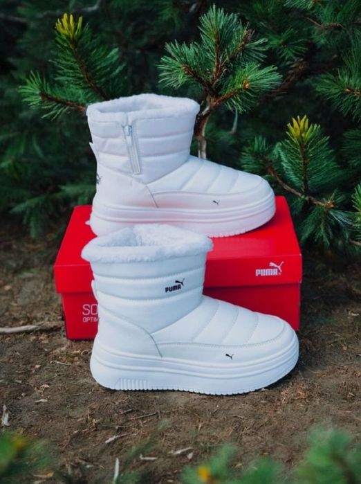 Жіночі зимові черевики Puma/дутики пума/сноубутсы/ботинки/сапожки пума