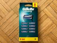 NOWY zestaw 8 wkładów końcówek do Gillette Mach 3 maszynki do golenia