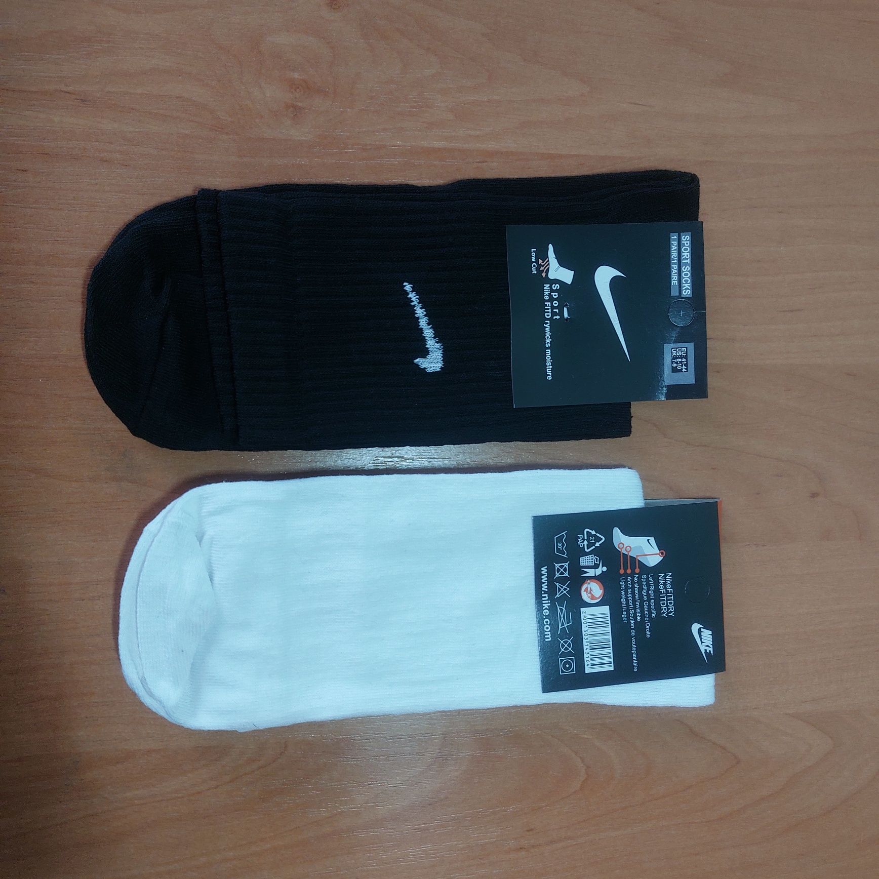 Шкарпетки найк білі/чорні розмір 36 - 43