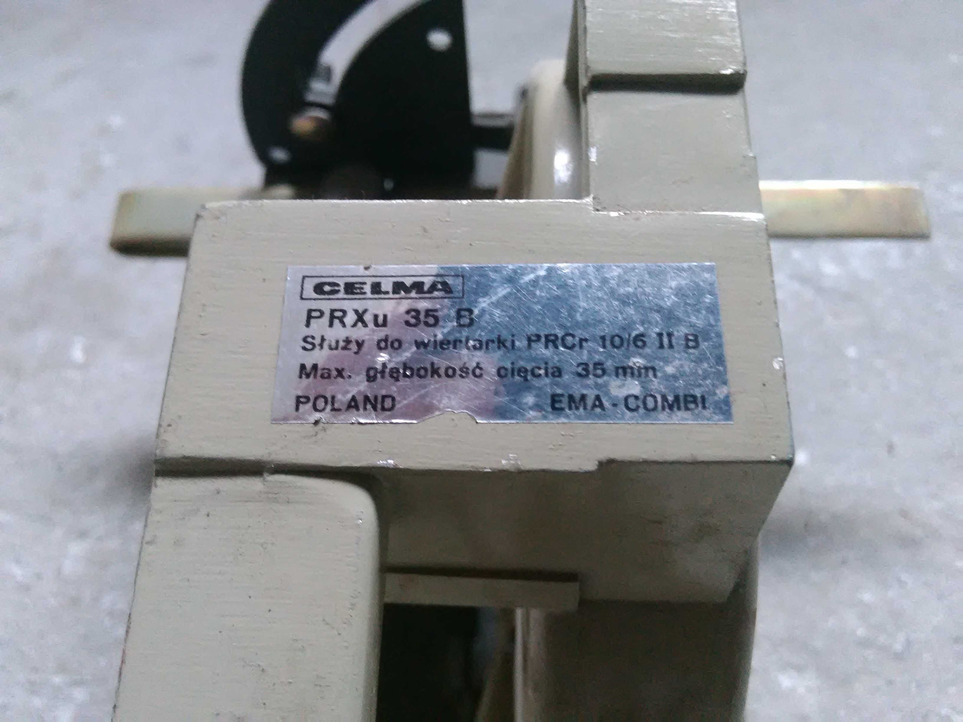 stare narzędzia PRL  piła cięcie 35 mm Celma przystawka do wiertarki
