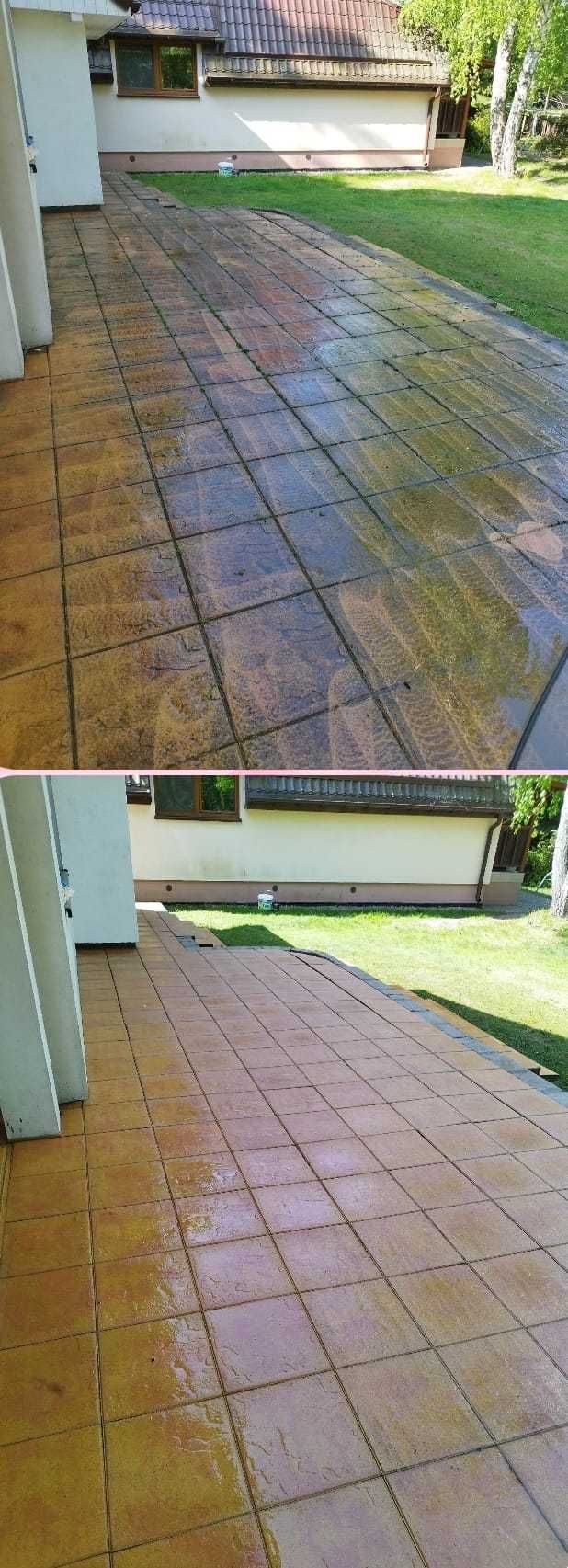 Czyszczenie i zabezpieczanie dachów , elewacji , kostki brukowej
