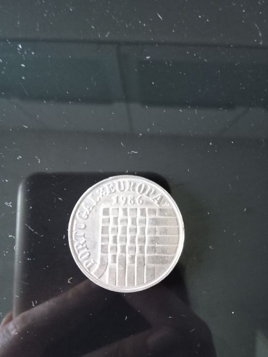 Moeda 25 escudos 1986 Europa