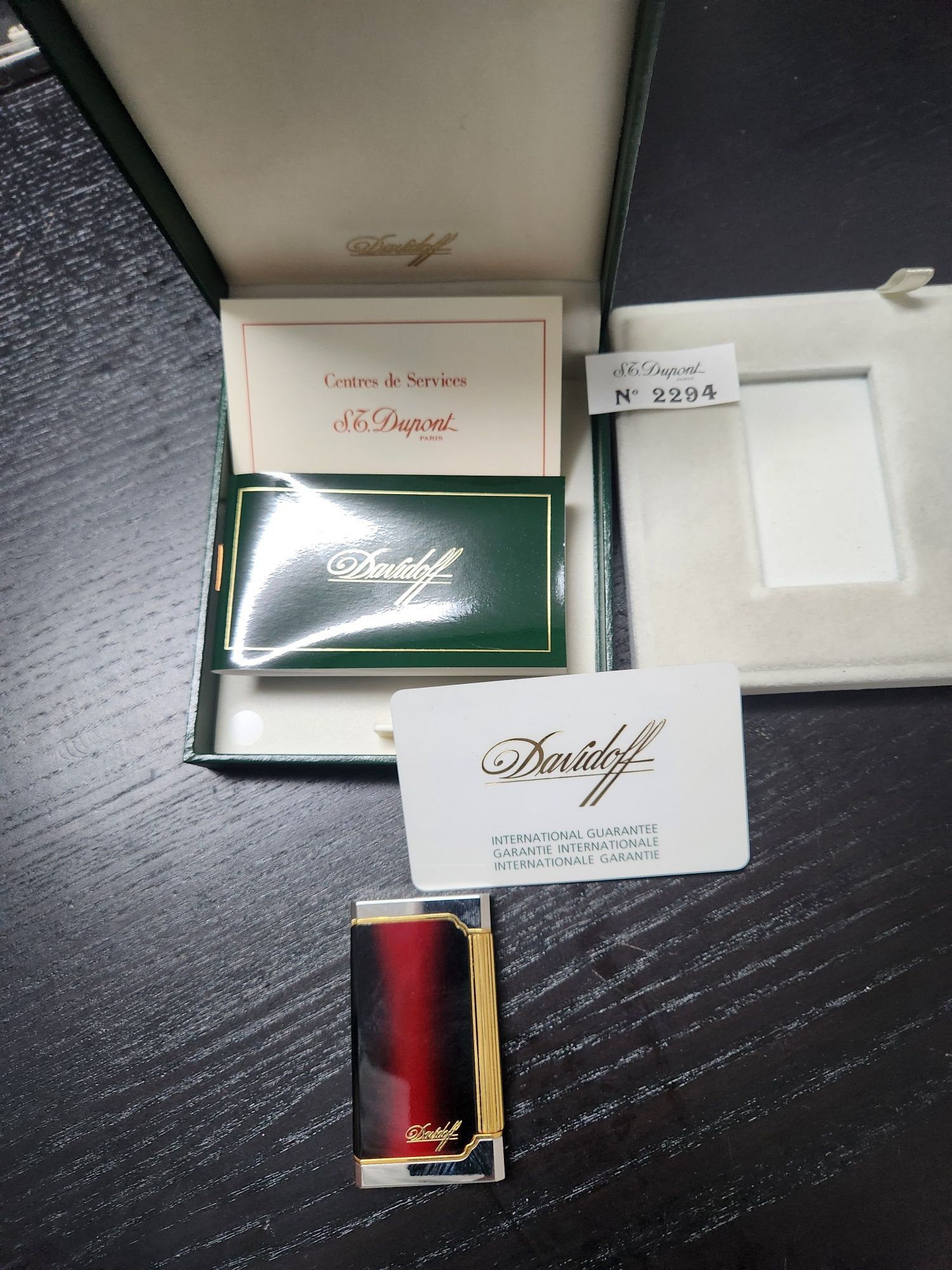 Isqueiro vintage Davidoff by S.T Dupont
