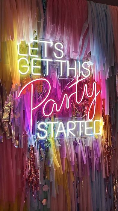 Neony Imprezowe Napisy Led Napisy Neonowe - Urodziny Jubileusze