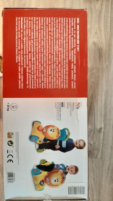 Mini skuter lew 3 w 1 od 12 do 36 m-cy