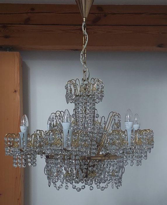 Żyrandol kryształowy