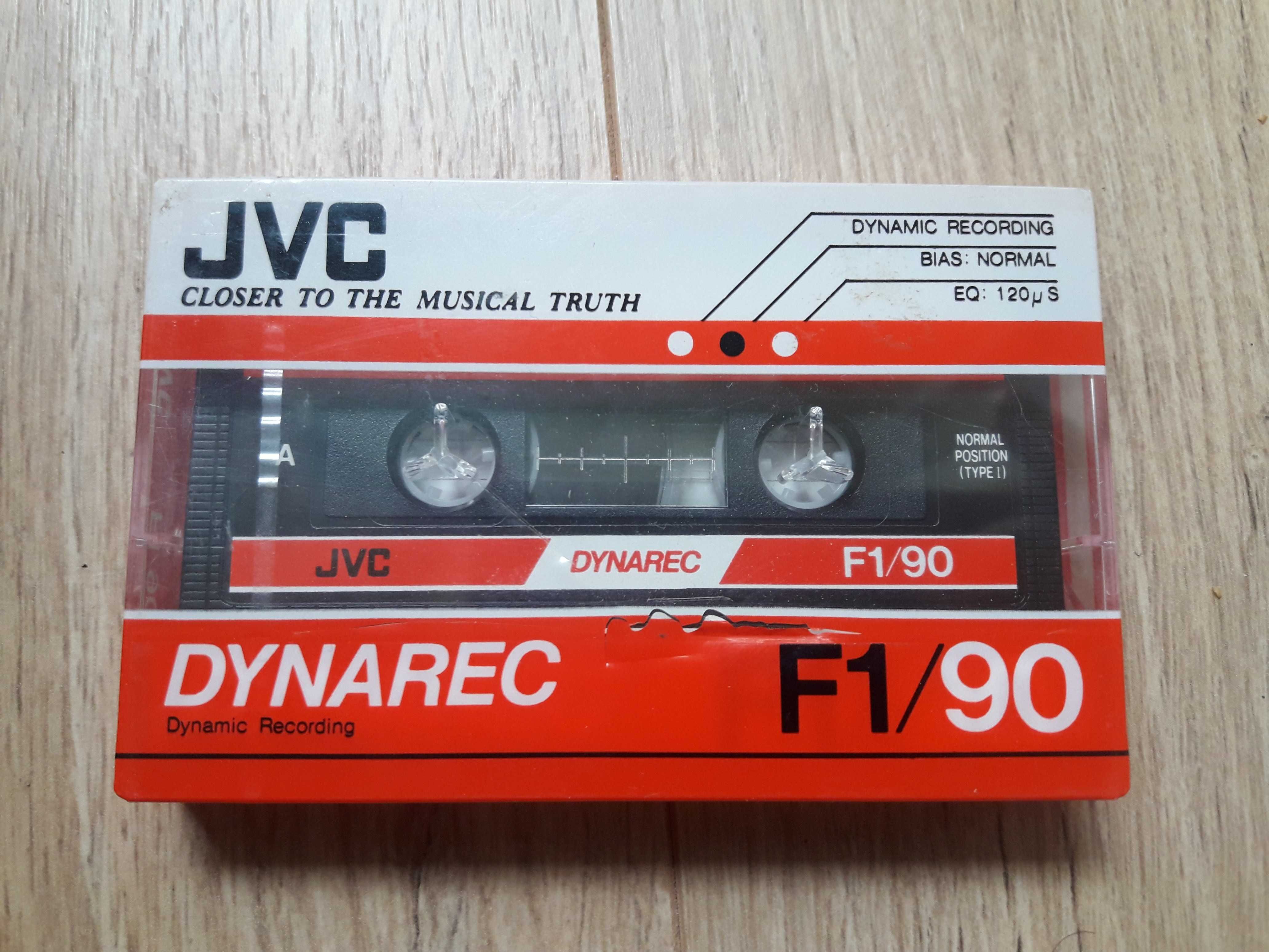 Kasety magnetofonowe - zestaw 115 sztuk + 1 nowa JVC w folii