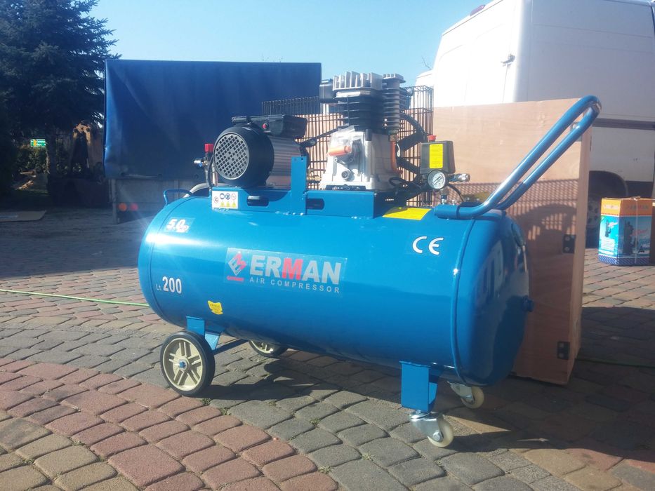 kompresor  erman  100 l 400v
